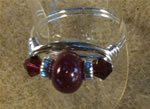 Sterling Silver Ruby Ring