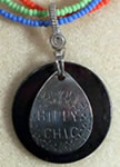 Hand stamped Sterling Enhancer Pendant
