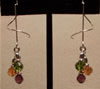 Swarovski Crystal 3 Drop Swirl Earrings